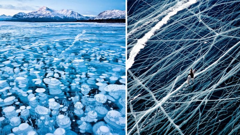 Captivating Frozen Landscapes: Exploring the Breathtaking Beauty of Lakes and Ponds in Winter