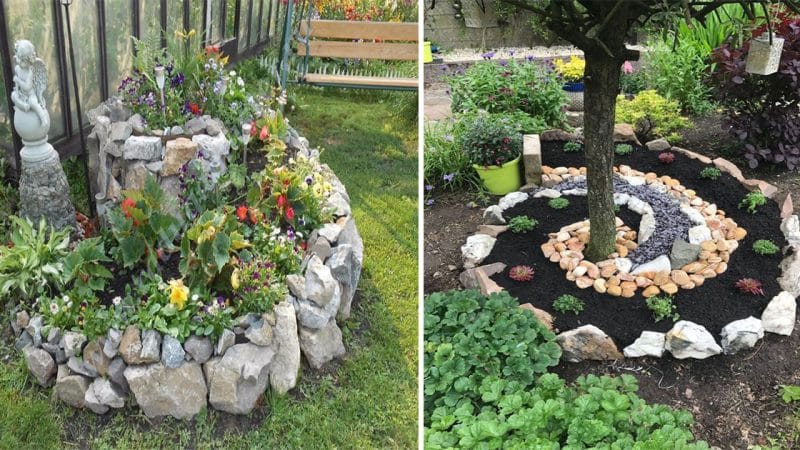 Crafting Stunning Flower Beds with DIY Stone Creations