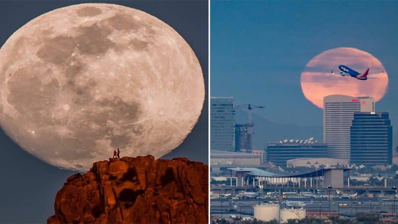 Not Photoshopped: Photographer Uses Only Lens to Make the Moon Look Supersized (15 Pics)