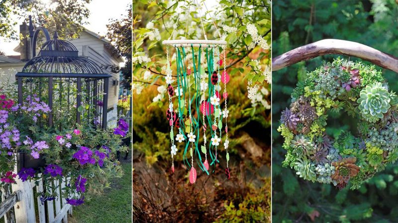 19 Amazing DIY Hanging Crafts To Spruce Up Your Yard