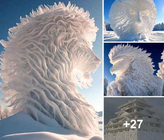Captivating Snow Sculptures: The Artistry of Frozen Poetry
