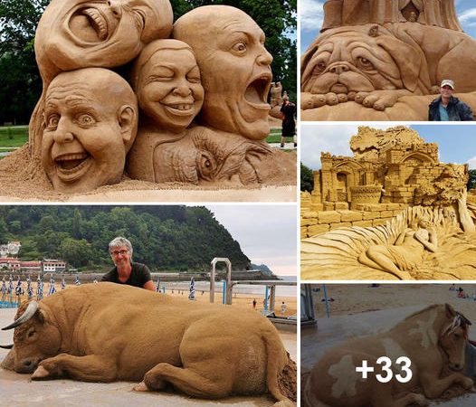 Dive Into The Enchanted Realm Of Masterful Sand Sculptures: Exquisite Sand Artistry Unveiled