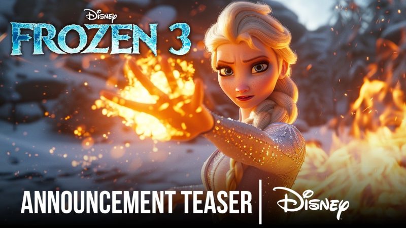 FROZEN 3 (2027) Teaser Announcement – Disney D23 Expo